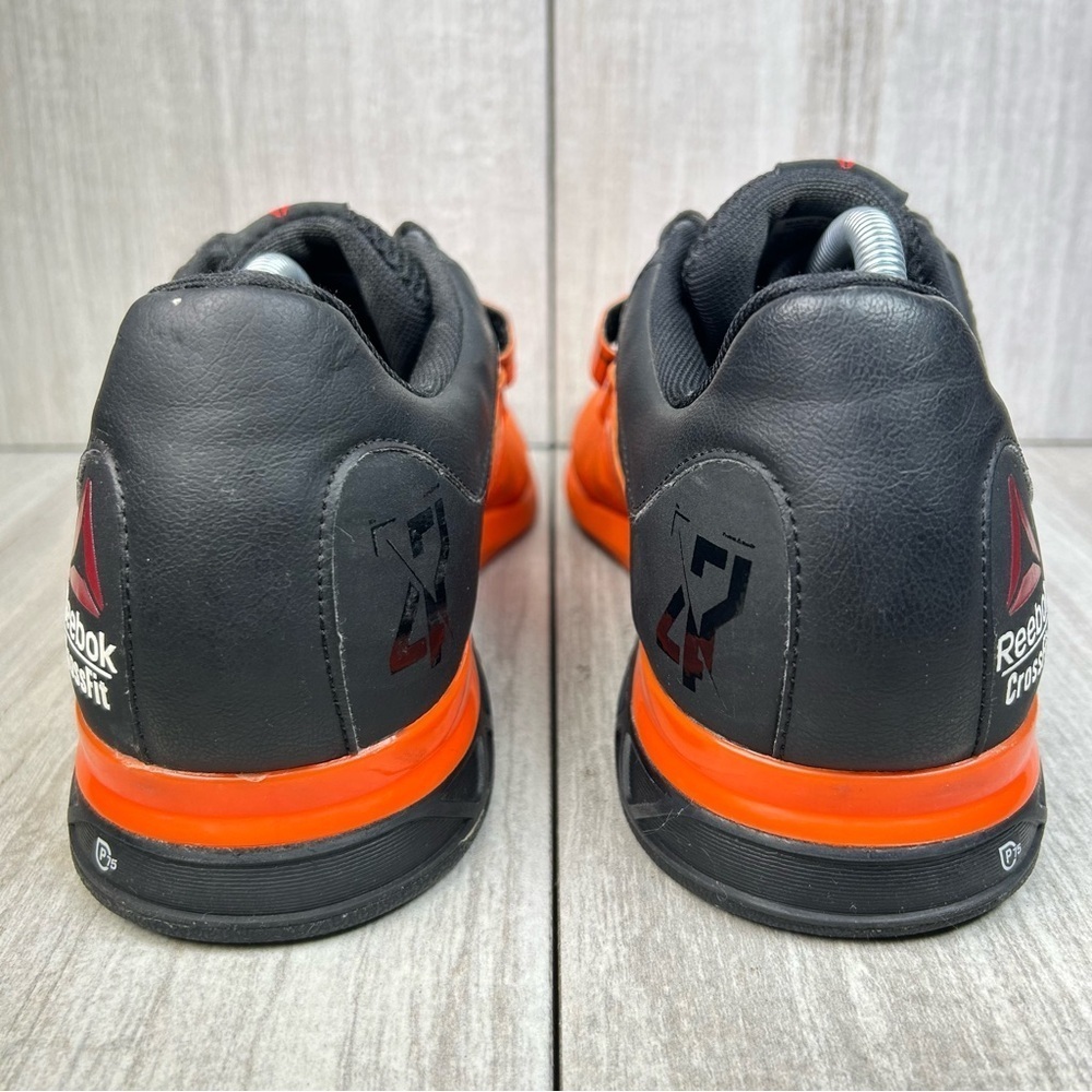 Reebok CrossFit Lifter 2.0 Weight Training Sneaker Orange Athletic Mens Size 10 - Picture 8 of 11